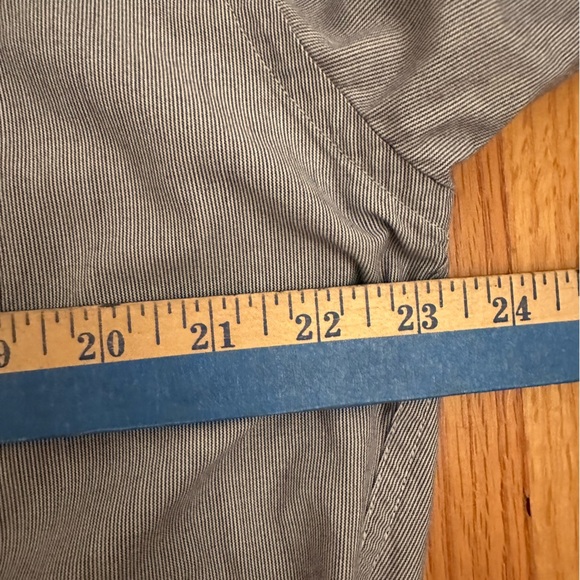 J Crew Button Up Shirt Mens XL Tailored Fit Stripe Long Sleeve Pocket (j5) - Picture 4 of 10